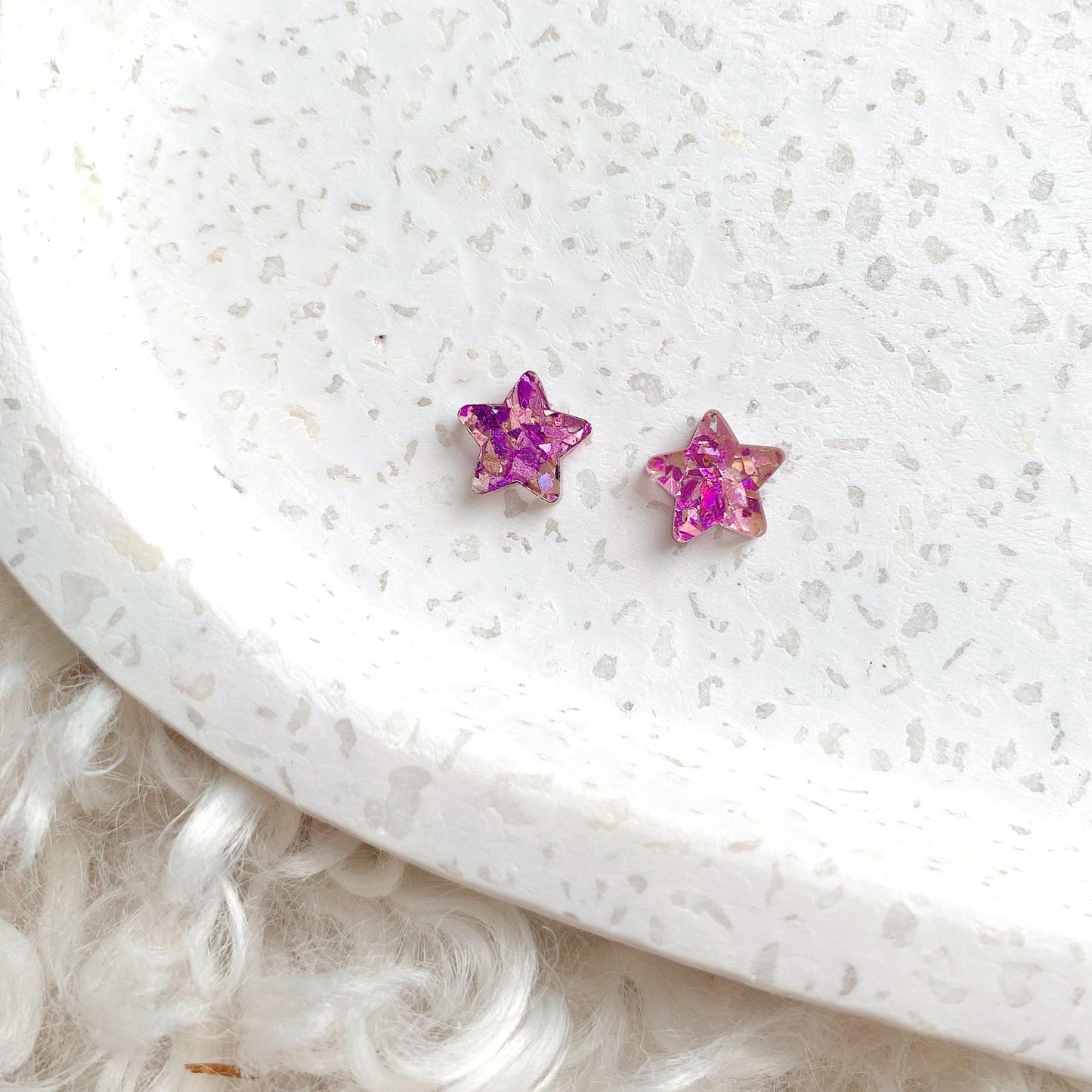 12mm Rounded Star Studs