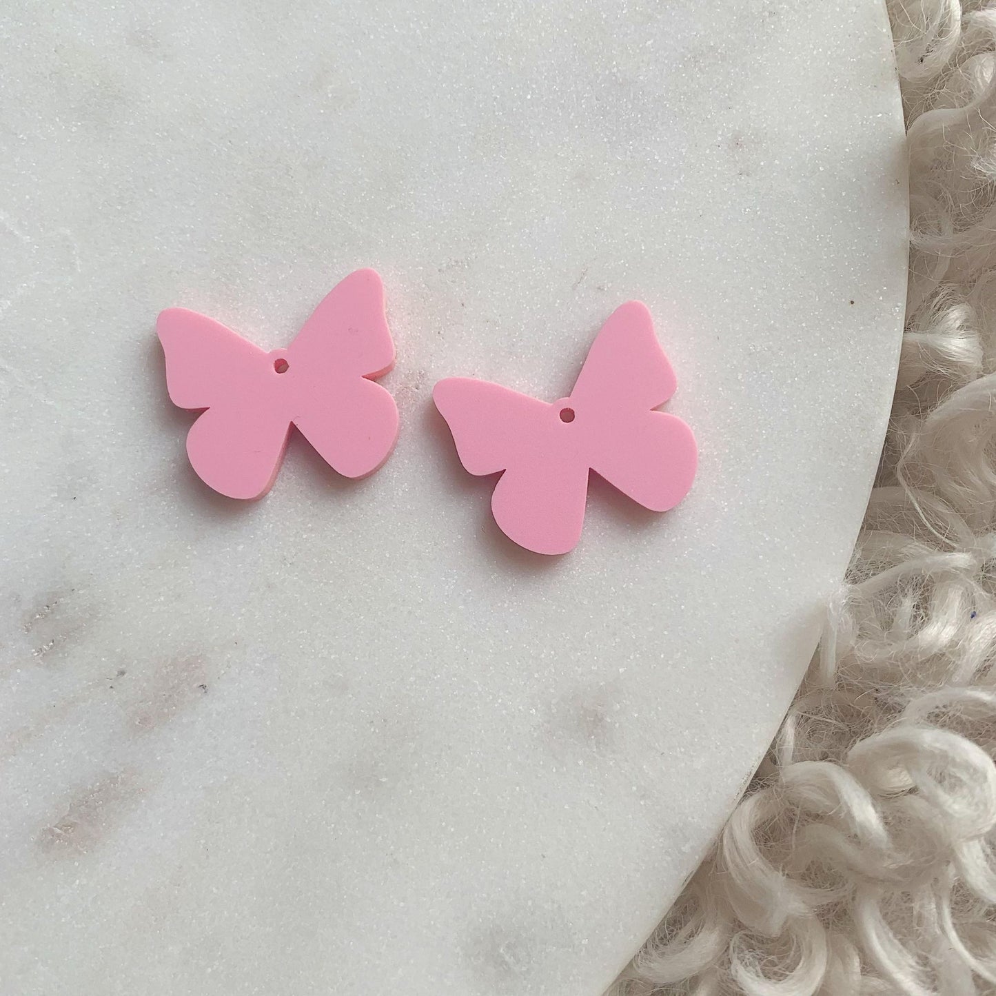 Sweet Butterfly Pair of Dangle Blanks