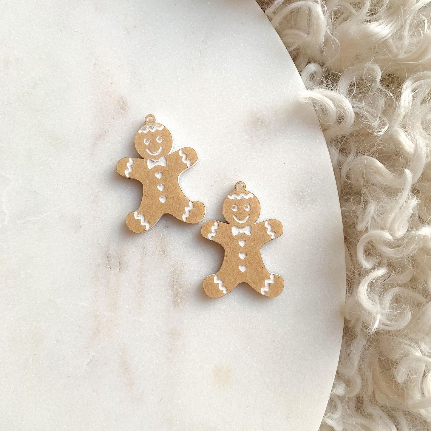 Gingerbread Man - Paint Fill Dangles