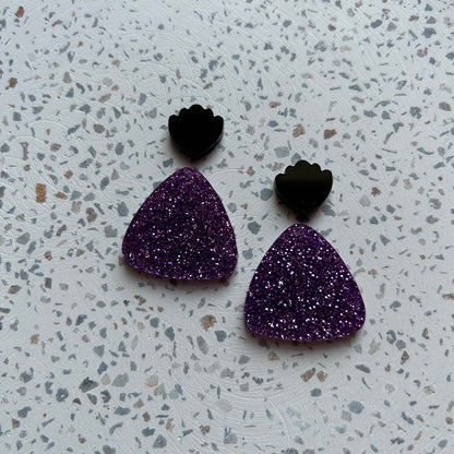 Scallop Shell Earring Toppers with Hole