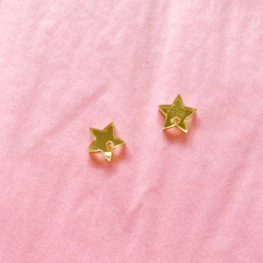 Blank Pair 12mm Stars with hole studs