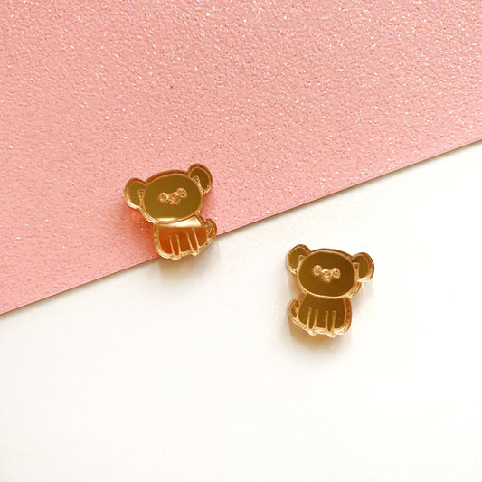 15mm Engraved Pup studs